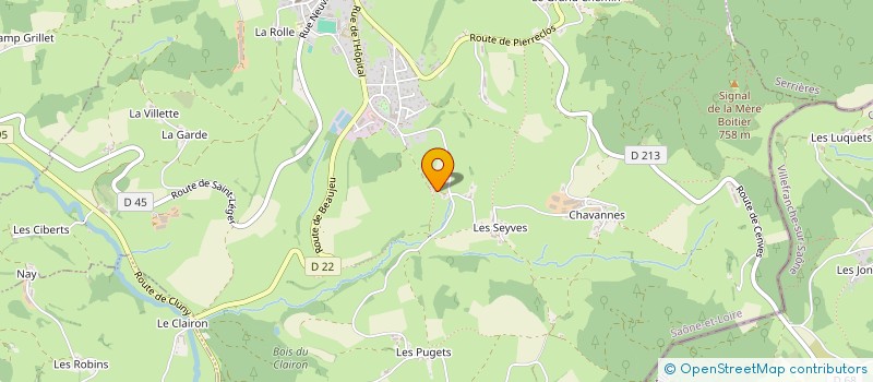 localisation de l'entreprise CHARTIER R. à TRAMAYES