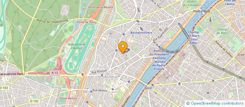 localisation de l'entreprise CHARTIER VIGNY  PARIS