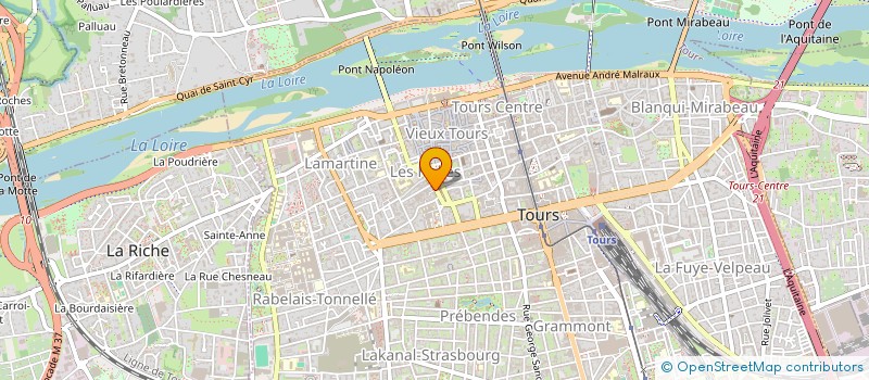 localisation de l'entreprise CHARTIER-VISION  TOURS