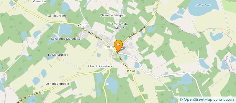 localisation de l'entreprise CHARTIN à COURMEMIN