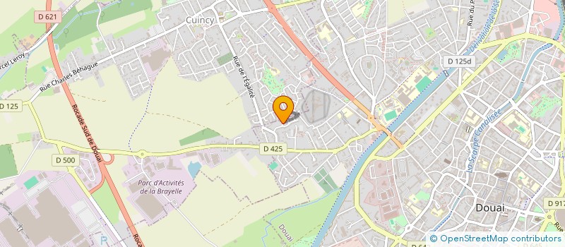 localisation de l'entreprise CHARTIN à DOUAI