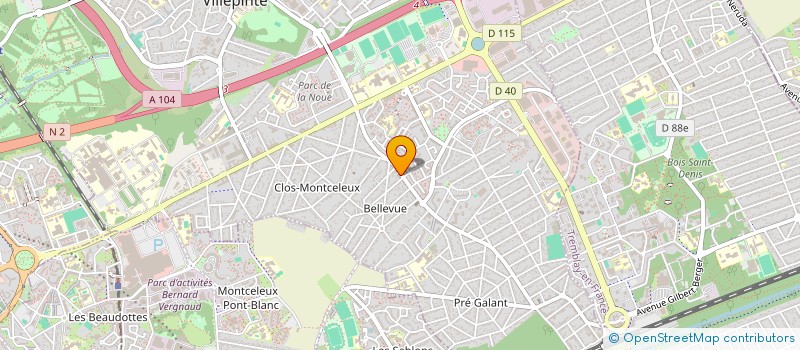 localisation de l'entreprise CHARTIOUA à VILLEPINTE