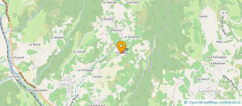 localisation de l'entreprise CHARTOIRE-GEAY  BAGNOLS