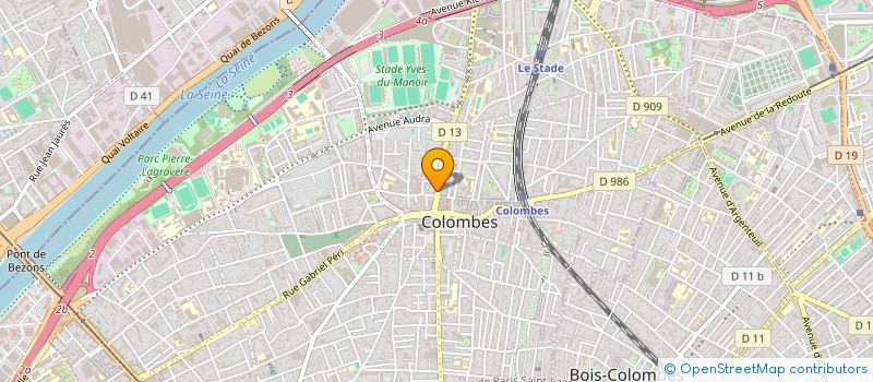 localisation de l'entreprise CHARTON 5 BIS BD DE VALMY  COLOMBES