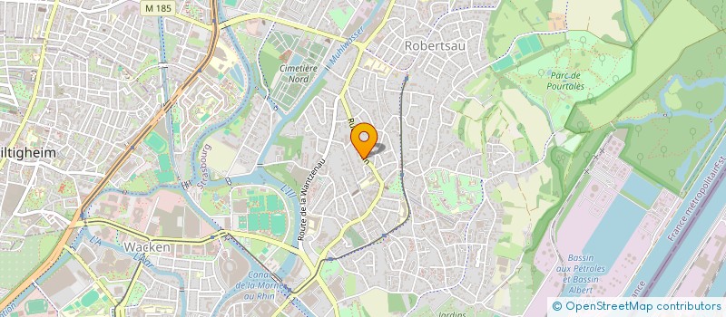 localisation de l'entreprise CHARTON B ET M à STRASBOURG