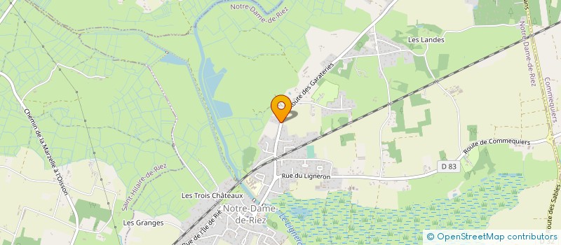 localisation de l'entreprise CHARTOUNET à NOTRE-DAME-DE-RIEZ