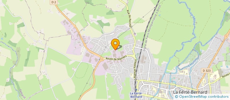 localisation de l'entreprise CHARTRAIN à LA FERTE BERNARD