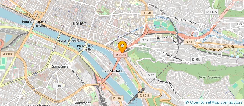 localisation de l'entreprise CHARTRAINE INVEST à ROUEN