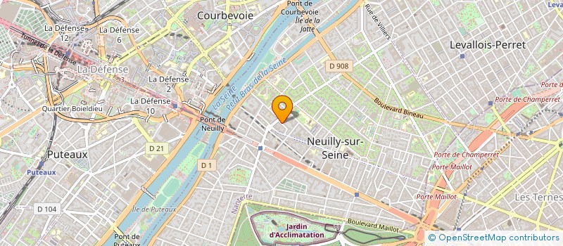 localisation de l'entreprise CHARTRAN à NEUILLY-SUR-SEINE