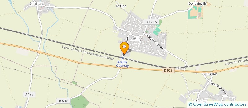 localisation de l'entreprise CHARTRAVELO  CHARTRES