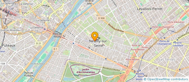 localisation de l'entreprise CHARTRES à NEUILLY-SUR-SEINE