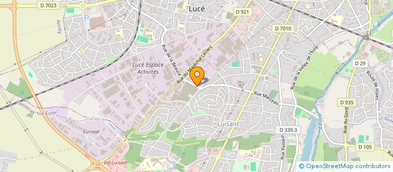 localisation de l'entreprise CHARTRES AGRICOLE SA à LUISANT