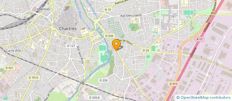 localisation de l'entreprise CHARTRES BOXING GYM  CHARTRES