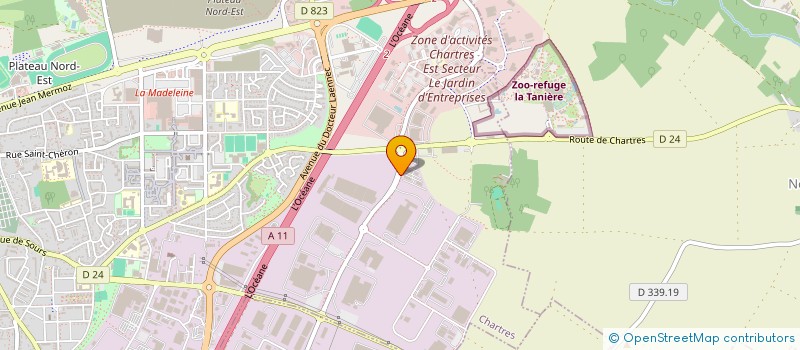 localisation de l'entreprise CHARTRES COURTAGE SERVICE à CHARTRES