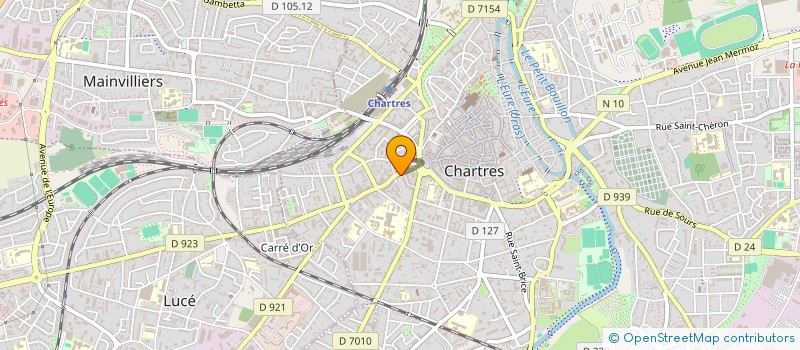 localisation de l'entreprise CHARTRES DE PRESSE ET EDITION à CHARTRES