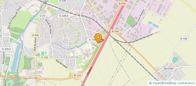 localisation de l'entreprise CHARTRES DENTAIRE à CHARTRES