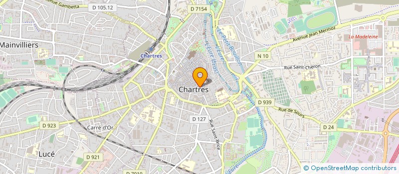 localisation de l'entreprise CHARTRES FOURRURES à CHARTRES