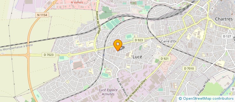 localisation de l'entreprise CHARTRES MANGA à LUCE