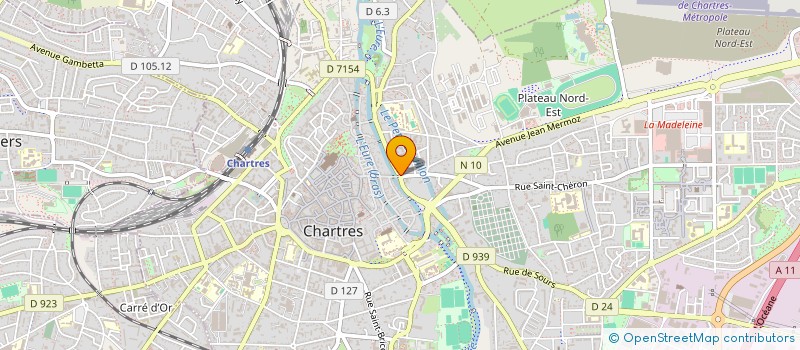 localisation de l'entreprise CHARTRES PERCUSSION à CHARTRES