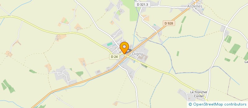 localisation de l'entreprise CHARTRES PRESSE EDITION à DIGNY