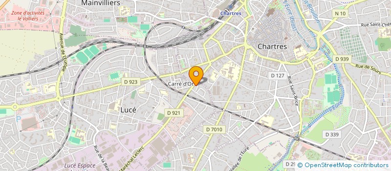 localisation de l'entreprise CHARTRES REPRO à LUCE