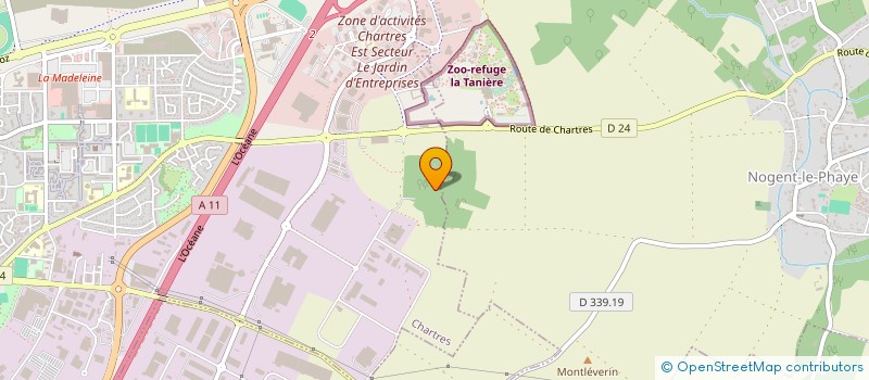 localisation de l'entreprise CHARTRES SPORT & LOISIRS à CHARTRES