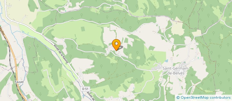 localisation de l'entreprise CHARTREUSE DE CONTY  SAINT-GERMAIN-DE-BELVES