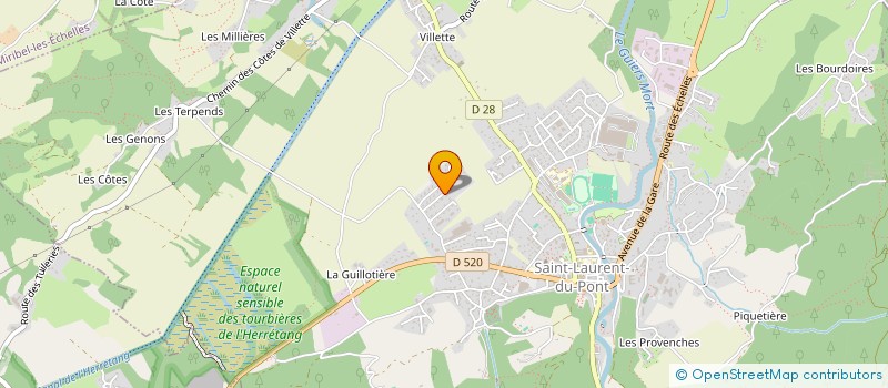 localisation de l'entreprise CHARTREUSE GYM  SAINT-LAURENT-DU-PONT