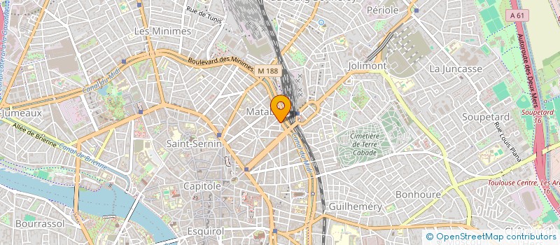 localisation de l'entreprise CHARTREUSE HOTEL TOULOUSE à TOULOUSE