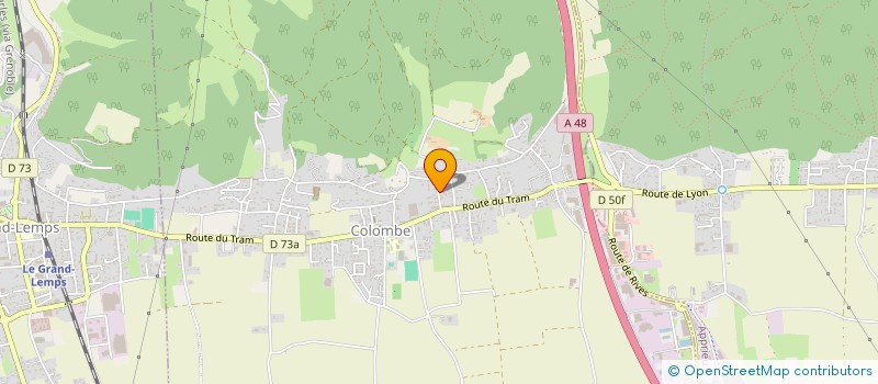 localisation de l'entreprise CHARTREUSE TP  COLOMBE