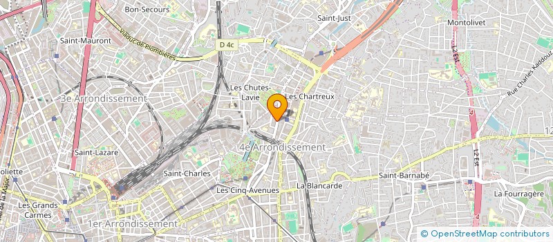 localisation de l'entreprise CHARTREUX COIFFURE à MARSEILLE