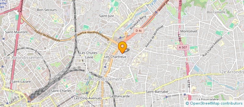 localisation de l'entreprise CHARTREUX EST à MARSEILLE