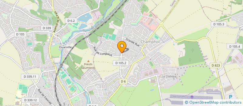 localisation de l'entreprise CHARTRIN à CHAMPHOL
