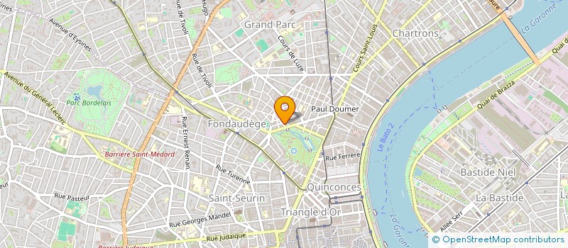 localisation de l'entreprise CHARTRONS BUSINESS CENTER  BORDEAUX