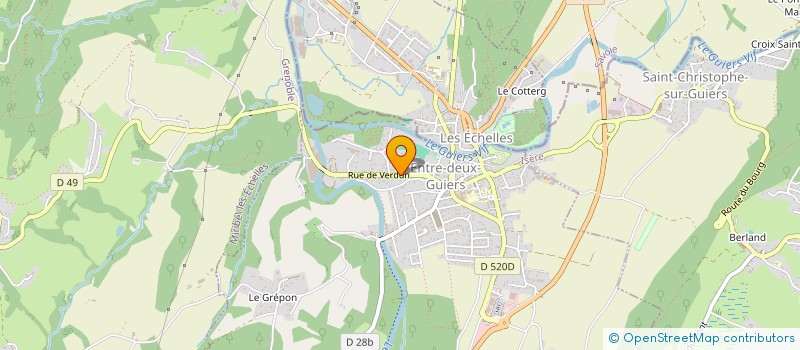 localisation de l'entreprise CHARTROUSAINE DU GUIERS à ENTRE-DEUX-GUIERS