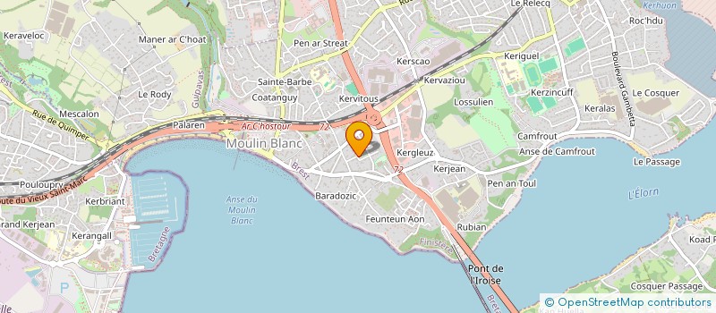 localisation de l'entreprise CHARTS  LE RELECQ-KERHUON