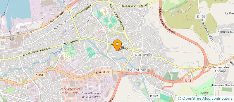 localisation de l'entreprise CHARTUR  CHERBOURG-EN-COTENTIN