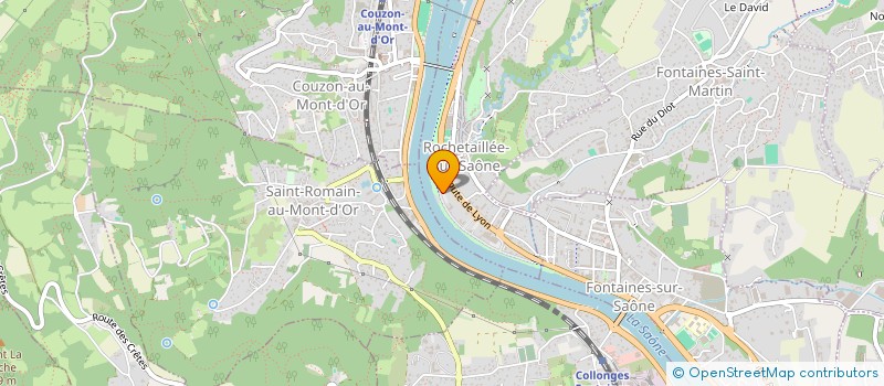 localisation de l'entreprise CHARU  ROCHETAILLEE-SUR-SAONE