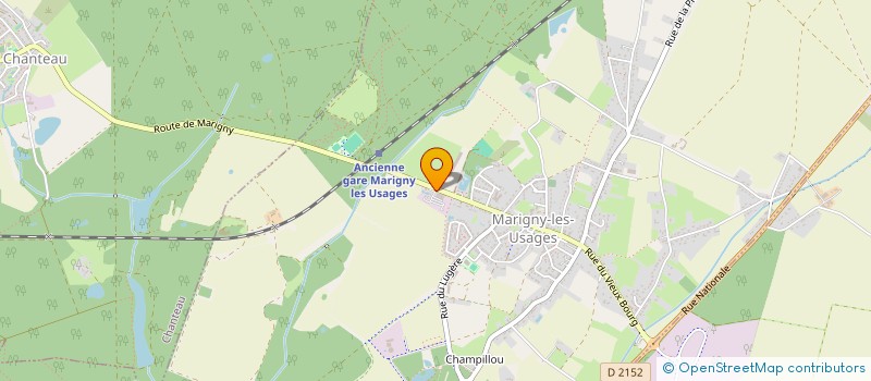 localisation de l'entreprise CHARUE à MARIGNY-LES-USAGES