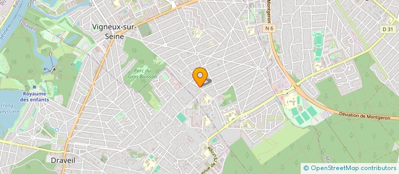 localisation de l'entreprise CHARVAL à VIGNEUX-SUR-SEINE