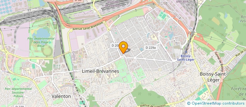 localisation de l'entreprise CHARVERON à LIMEIL-BREVANNES
