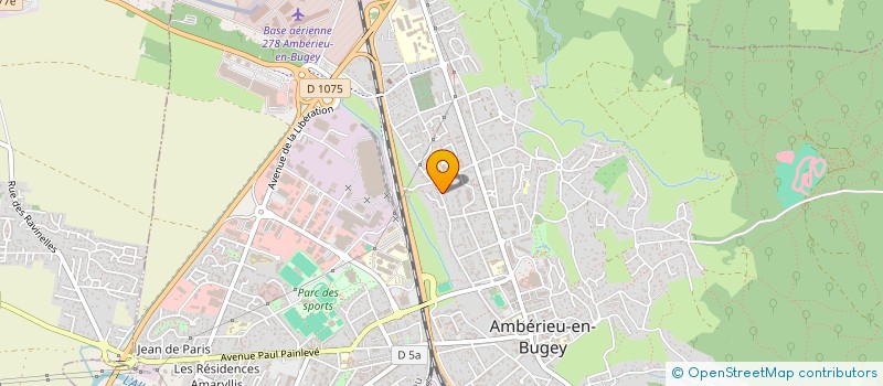 localisation de l'entreprise CHARVET  AMBERIEU-EN-BUGEY