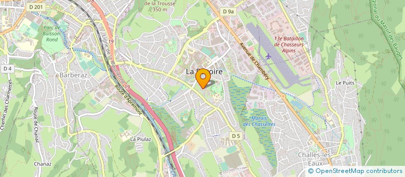 localisation de l'entreprise CHARVET FRANCOISE à LA RAVOIRE