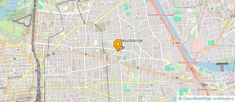 localisation de l'entreprise CHARVET LYPICK INDIVISION  VILLEURBANNE