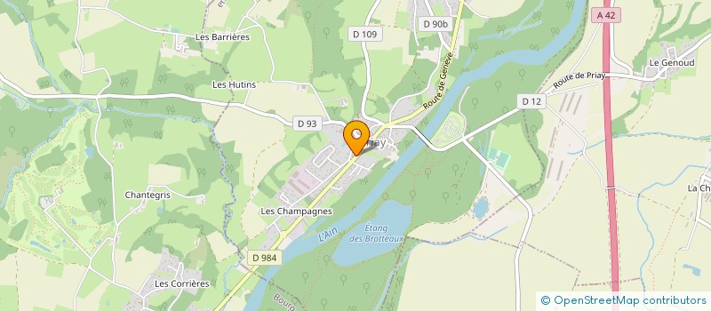 localisation de l'entreprise CHARVET OLIVIER ET CHULIO FABRICE  PRIAY