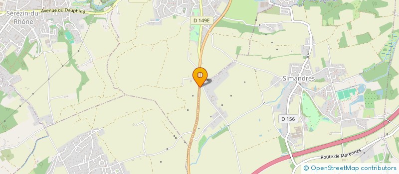 localisation de l'entreprise CHARVET PAUL  SAINT-SYMPHORIEN-D'OZON