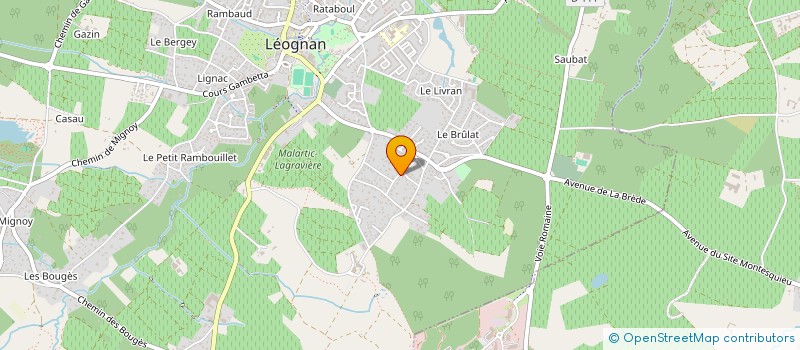 localisation de l'entreprise CHARVIJU  LEOGNAN