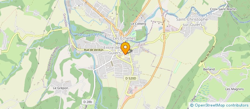 localisation de l'entreprise CHARVOZ LE POUL à SAINT-PIERRE-DE-CHARTREUSE
