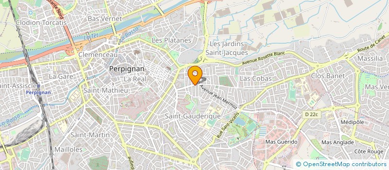 localisation de l'entreprise CHARVOZ-MERMOZ à PERPIGNAN