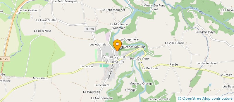 localisation de l'entreprise CHARWATT  VIEUX-VY-SUR-COUESNON